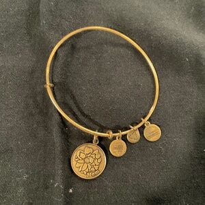 Alex & Ani Gold Tone Mom Bracelet